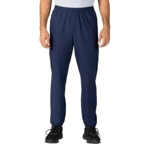 NEW Soybu Men's M Navy Blue Woven Jogger Pants Stretch & Water Resistant